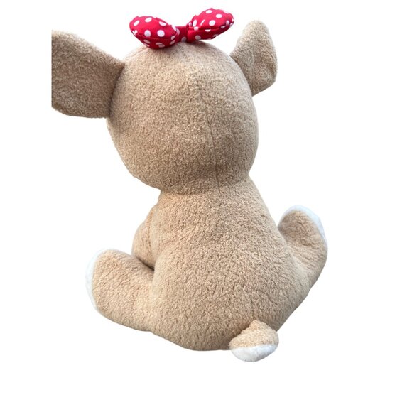 Rudolph Red Nosed Reindeer Clarice Plush Toy Push Foot Sings Song Works Great - Picture 3 of 5